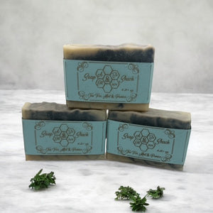 Tea Tree, Mint, & Pumice  Exfoliator Bar